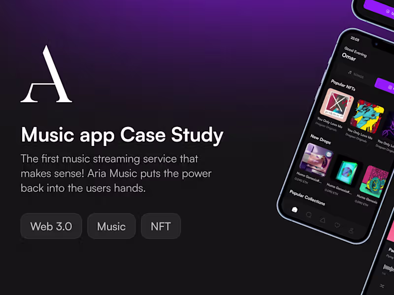 Cover image for Aria Music App Design