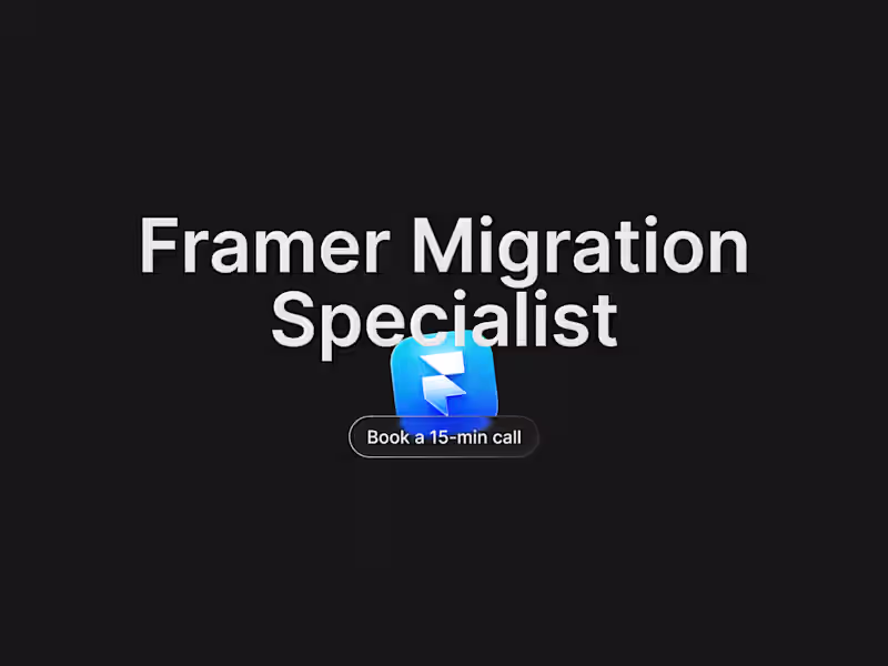 Cover image for Framer Migration