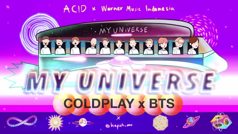 Cover image for COLDPLAY X BTS - MY UNIVERSE (VISUALIZER VIDEO)