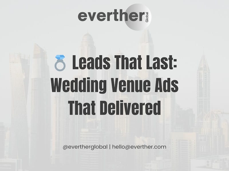 Cover image for Google Ads – Wedding Venue Ads( Australia Lead Boost)