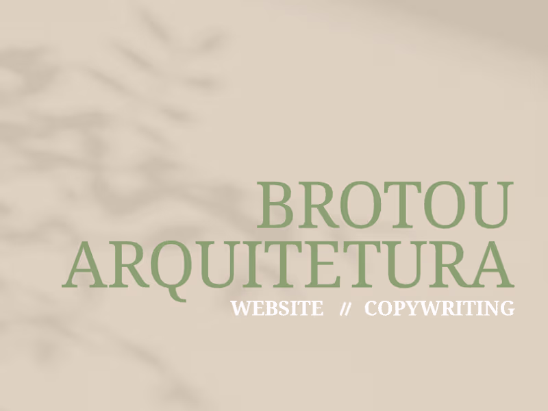 Cover image for Brotou Arquitetura - Architecture firm