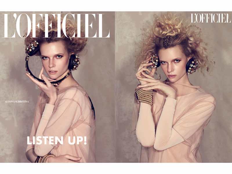 Cover image for Editorial work. L'Officiel Magazine. 