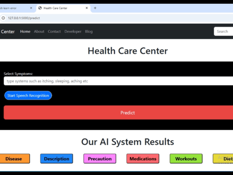 Cover image for Machine learning Medical Recommendations system 