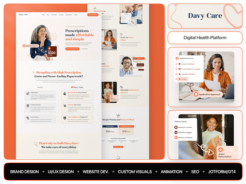 Cover image for Health-Tech | Web Dev + Search / Filter+ UI Design