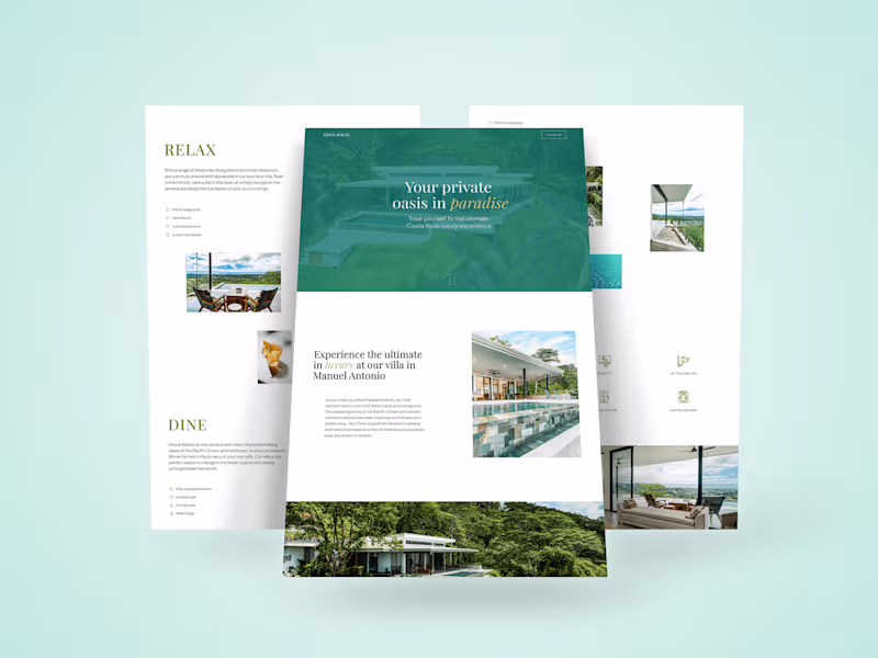 Cover image for Custom Website design with optional Webflow development