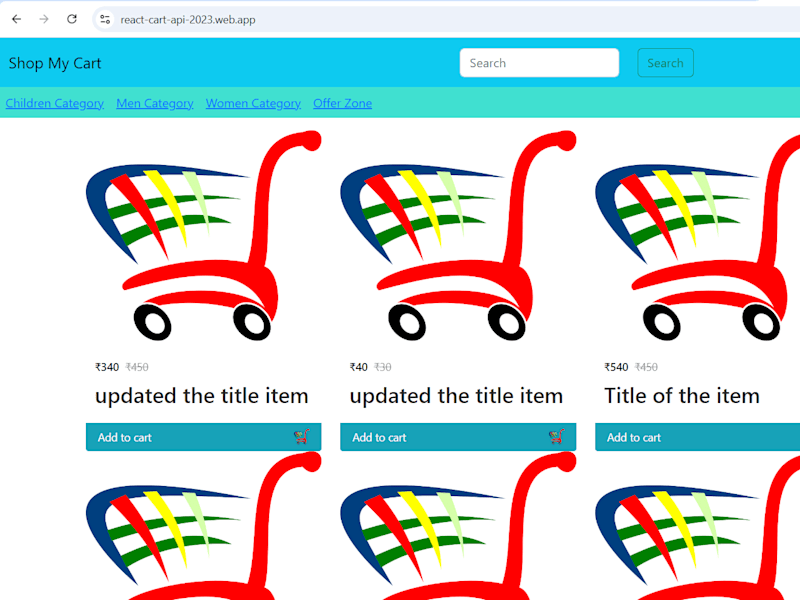 Cover image for Make my cart
