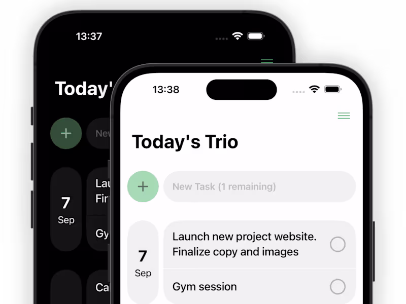 Cover image for Trio: Mindful Todo List