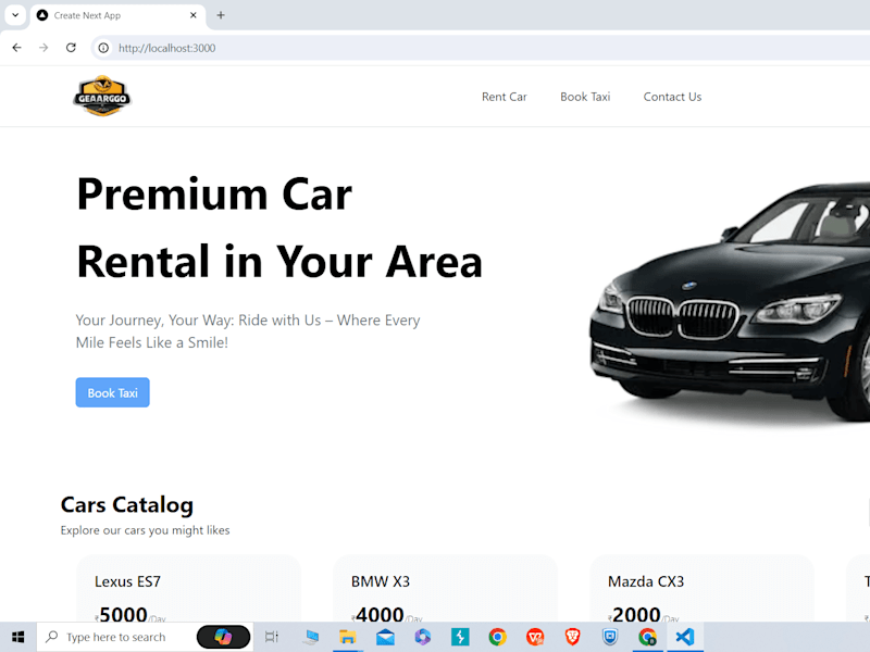 Cover image for Car Rental & Taxi Booking Web Application