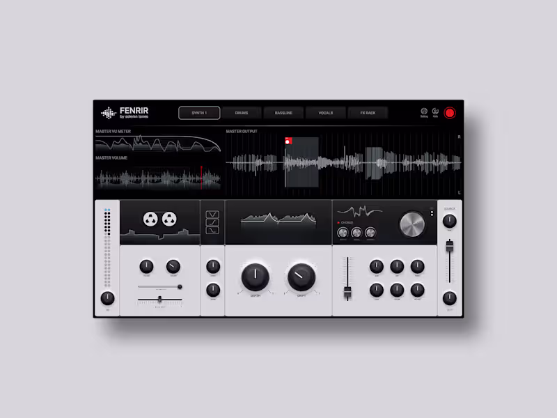 Cover image for Audio Dashboard Design