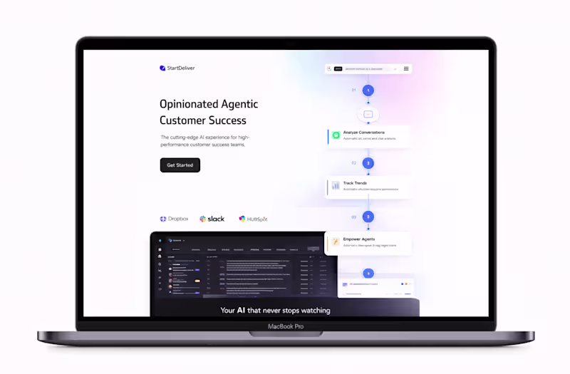 Cover image for Framer Website Development for StartDeliver