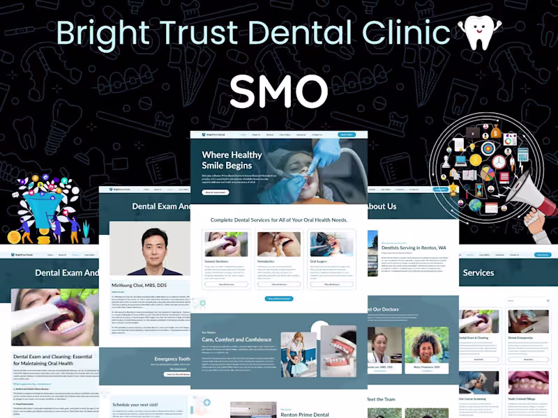 Cover image for Bright Trust Dental | SMO Services