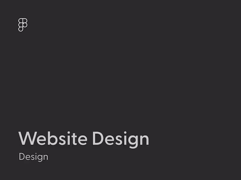 Cover image for Website Design