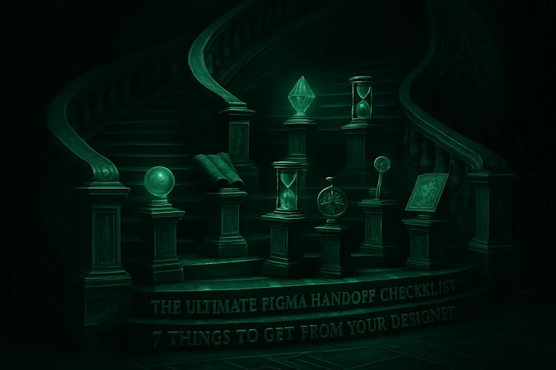 Cover image for The Ultimate Figma Handoff Checklist: 7 Things to Get From Your Designer