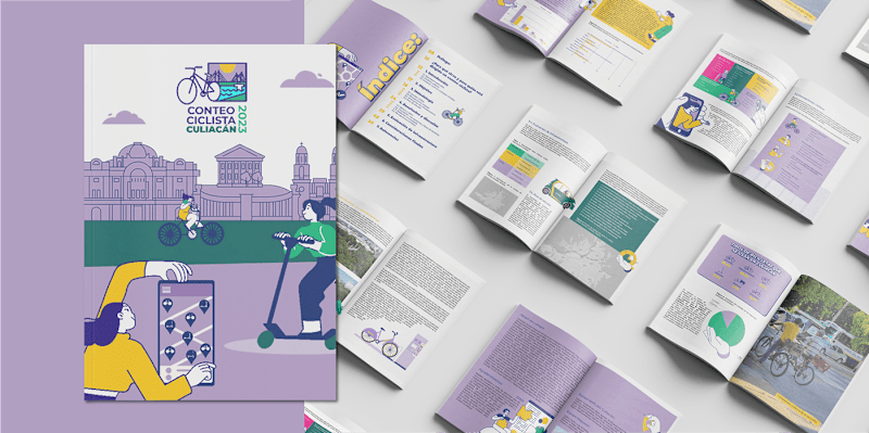 Cover image for Conteo Ciclista Culiacan - Publication Layout Design