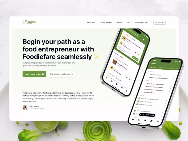 Cover image for FoodieFare - Branded App Design