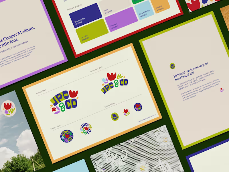 Cover image for JPO & Co. Brand Design & System