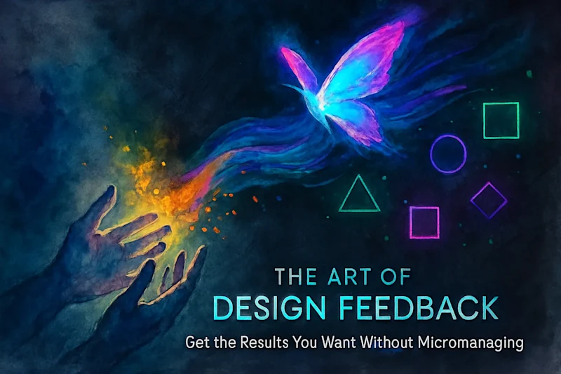 Cover image for The Art of Design Feedback: Get the Results You Want Without Micromanaging