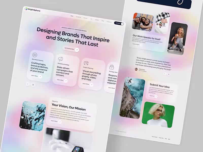 Cover image for BrightSphere Creative Agency