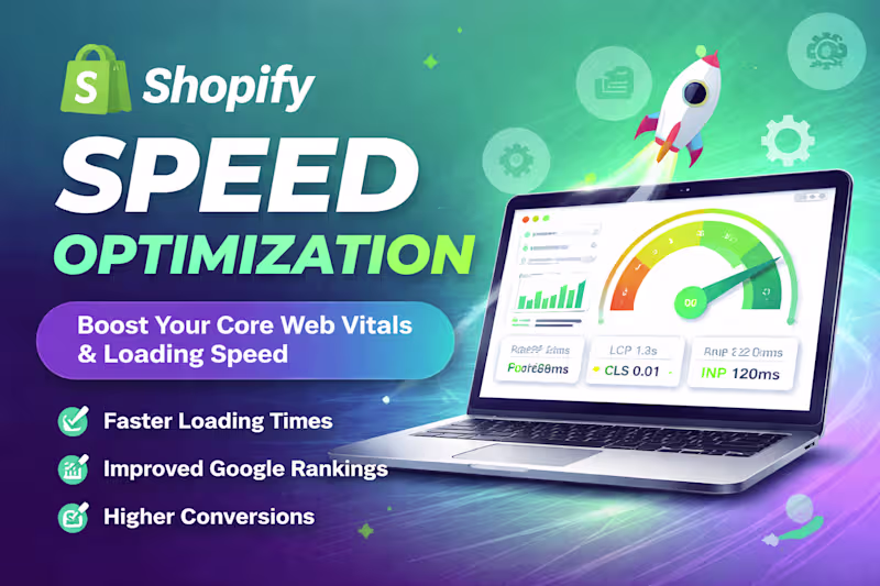 Cover image for Shopify Speed Optimization & Core Web Vitals Improvement