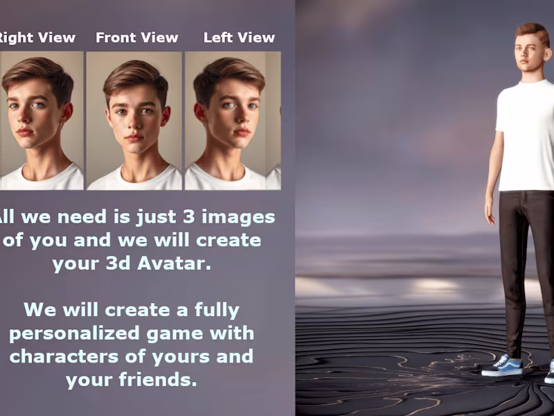 Cover image for Personalized 3D Avatar for games