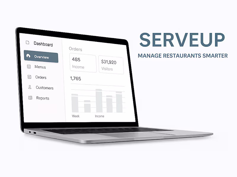 Cover image for ServeOS – Restaurant Management System Development