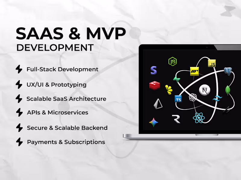 Cover image for I will develop your custom SaaS product or MVP with Next.js