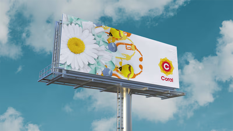 Cover image for Coral Oil OOH on Behance
