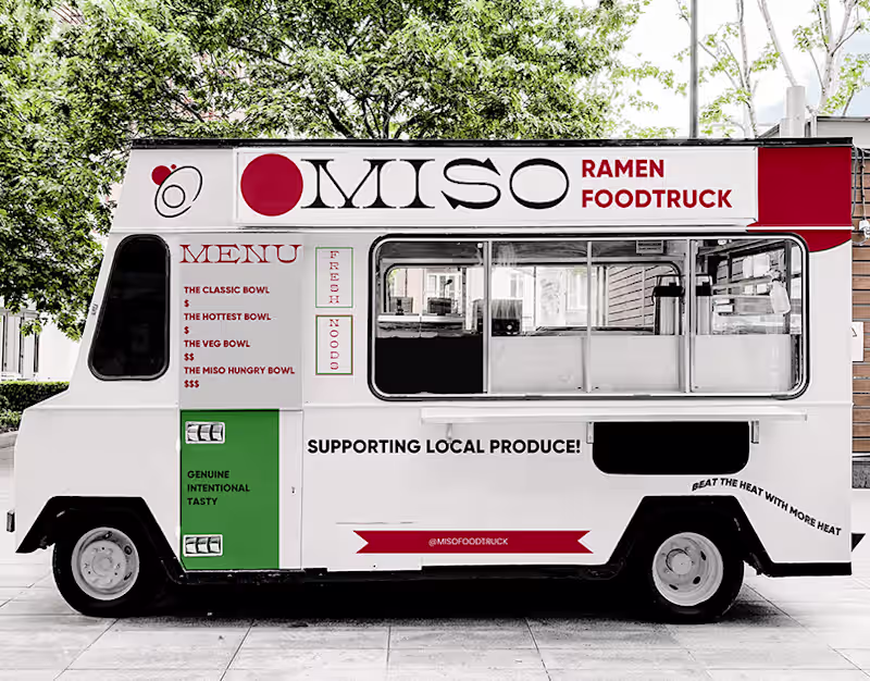 Cover image for Ramen Truck Style Guide | Behance