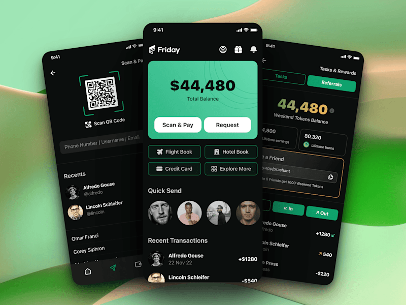 Cover image for Friday Wallet App