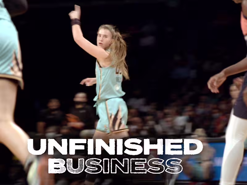 Cover image for UNFINISHED BUSINESS: a NY Liberty documentary