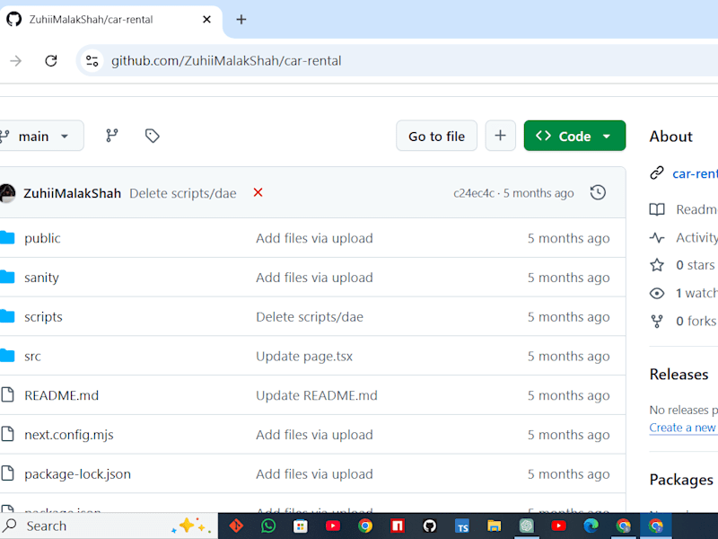 Cover image for GitHub - ZuhiiMalakShah/car-rental