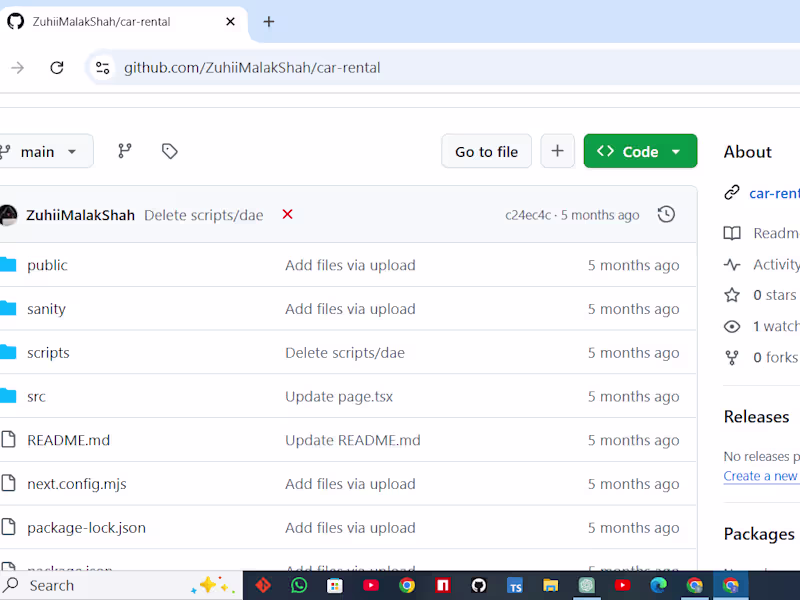 Cover image for GitHub - ZuhiiMalakShah/car-rental