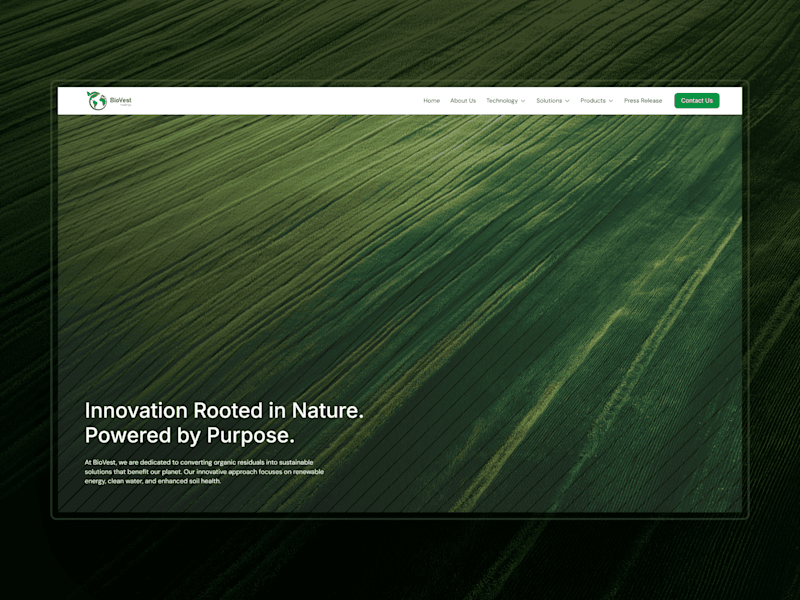Cover image for Biovest Holdings Website Design & Build