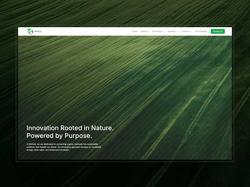 Cover image for Biovest Holdings Website Design & Build