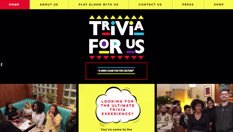 Cover image for Virtual Trivia Transformation for Trivia for Us