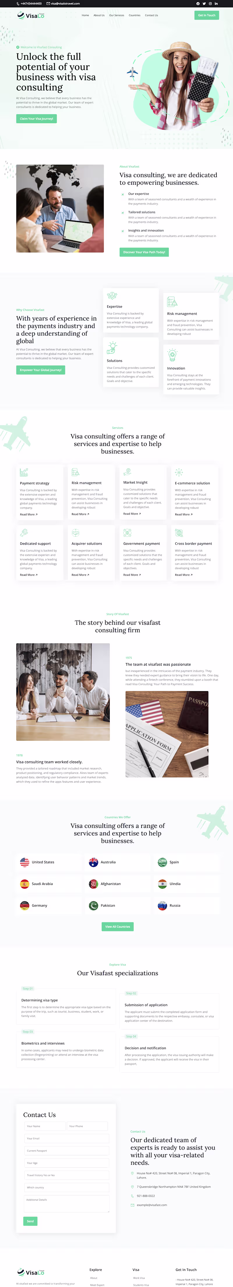 Cover image for VisaLo Travel - Framer Website Development
