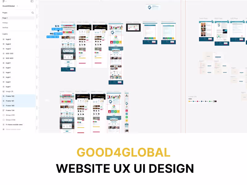 Cover image for Good 4 Global | Website UI / UX Design