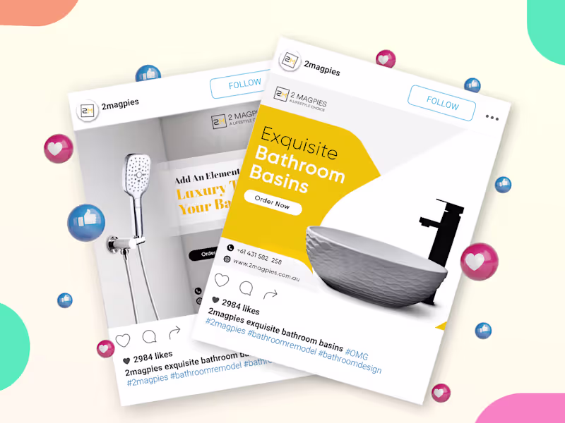 Cover image for Social Media Posts For "2magpise" Premium Kitchen Brand
