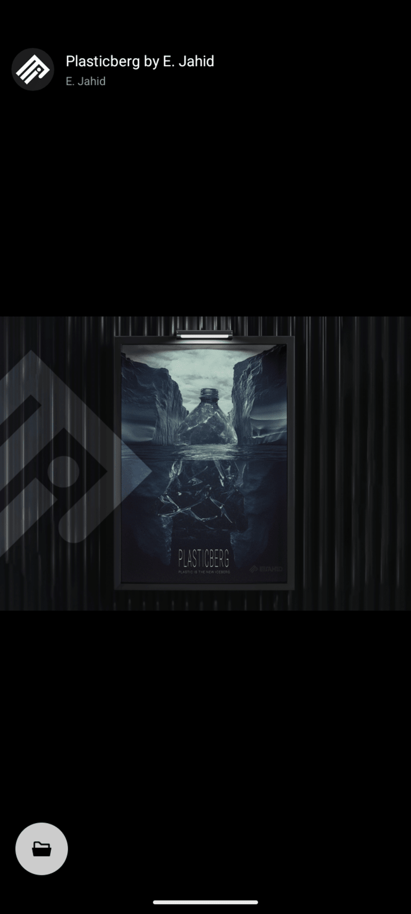 Cover image for Plasticberg By E. Jahid