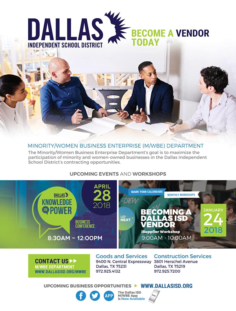 Cover image for Dallas Independent School District - Advertisement Designs
