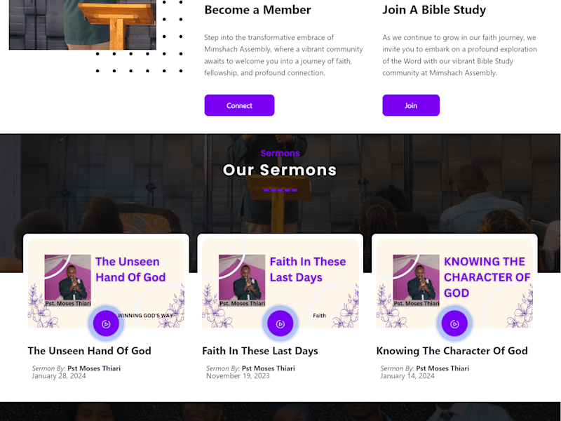 Cover image for Church Wordpress Website