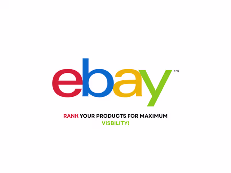 Cover image for I will rank your eBay product on the first page 