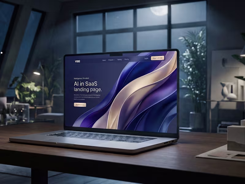 Cover image for VIBE - Intelligent SaaS Website & Bento Grid UI