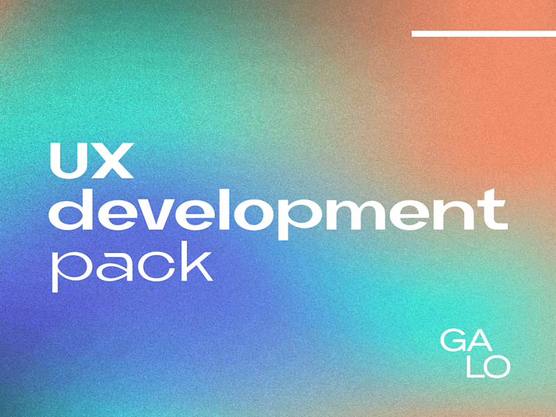 Cover image for UX Development Pack