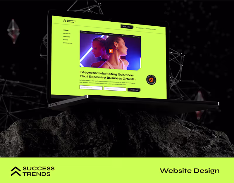 Cover image for Success Trends - Website Design :: Behance
