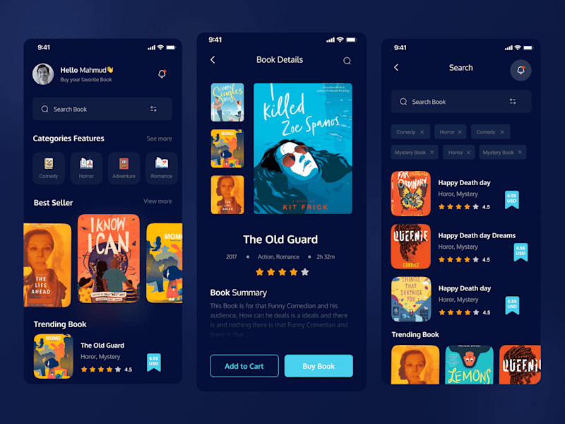 Cover image for BookBuy App For Book Lover