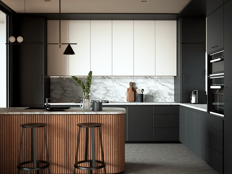 Cover image for Modern Living Room with Natural Touch