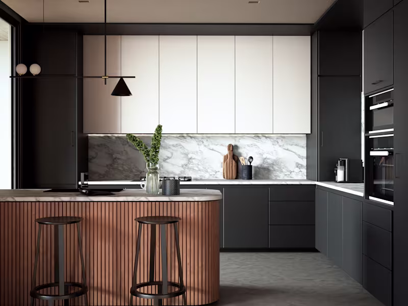 Cover image for Modern Living Room with Natural Touch