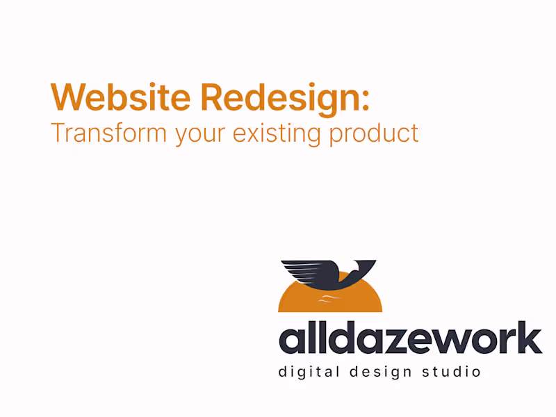 Cover image for Website Redesign: Transform your Product's UX & UI