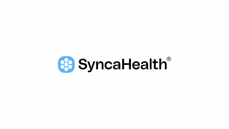 Cover image for SyncaHealth Wellness SaaS Platform for Employee Health